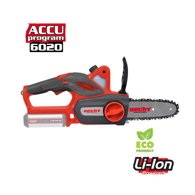 Hecht 920 akkumulátoros láncfűrész 20 V, 2 Ah / 28 cm
